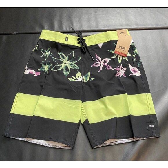 NWT Vans Board Shorts / Swim Trunks Boys Youth Size 30